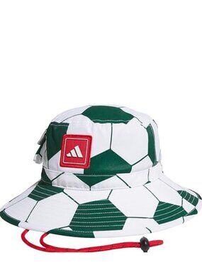 adidas Men Soccer Ball Hat - Fan Bucket Country Colors